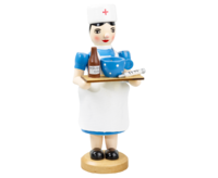 Rauchfigur - Krankenschwester - Ärztin ca. 18 cm