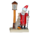 Räuchermännchen mit Laterne LED CR2032 ca. 11 * 7 * 19 cm - Weihnachtsmann