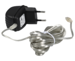Transformator 4,5Volt - Netzteil für LED Leuchter - 3 m Zuleitung - passend für alle unsere LED Produkte mit Hohlstecker 6,3 / 2,1 mm