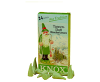 Smoking Insence KNOX PU 50 Packs - 24 cones per pack - Pine Tree
