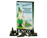 Smoking Insence KNOX PU 50 Packs - 24 cones per pack - Christmas - Myrrh
